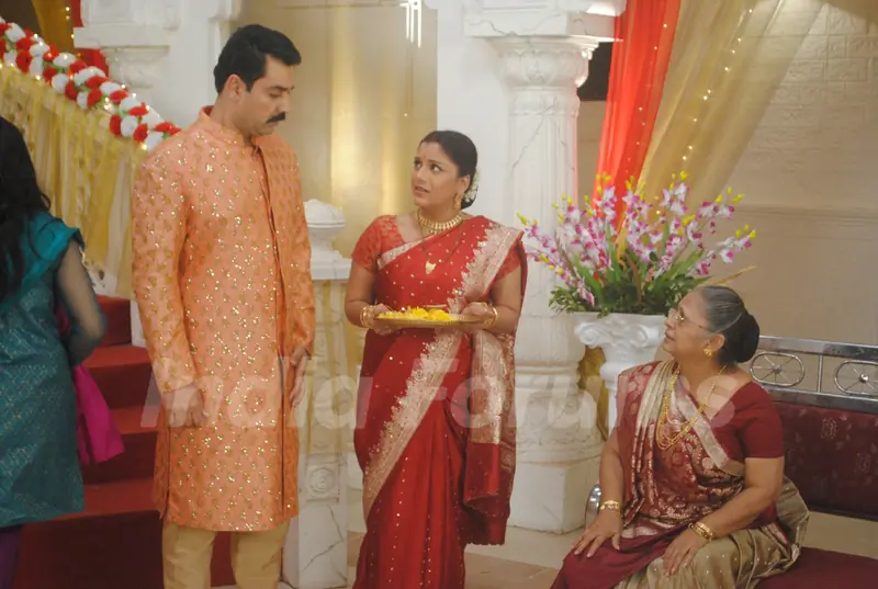 Still scene from tv show Navya