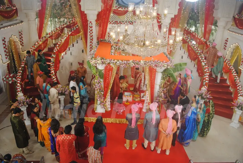 Still scene of Navya and Anant wedding