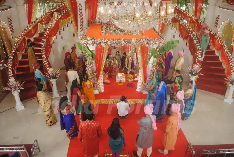 Still scene of Navya and Anant wedding
