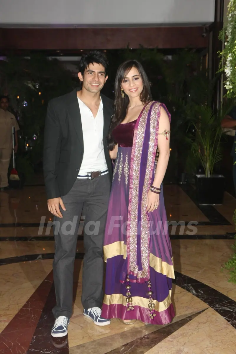 Hussain & Tina Kuwajerwala at Ritesh & Genelia Sangeet ceremony at Hotel TajLands End in Mumbai