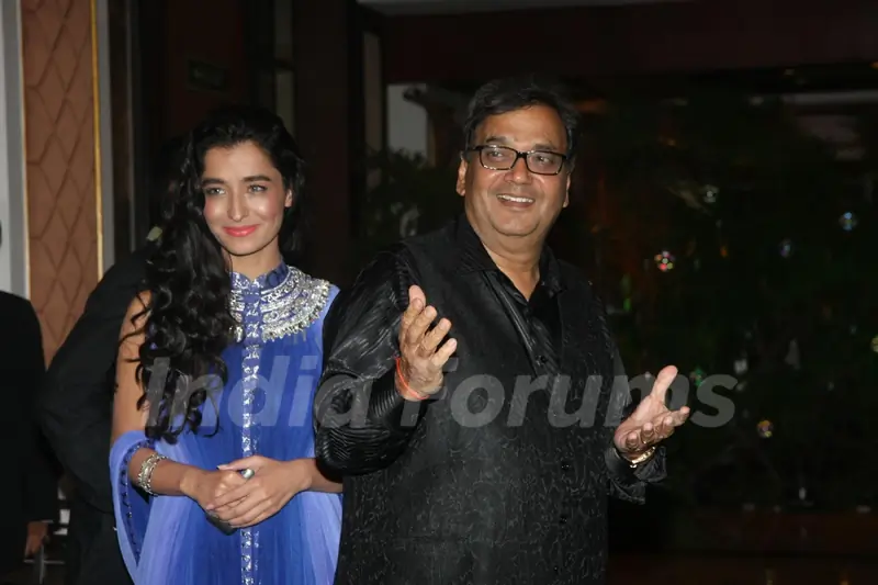 Subhash Ghai at Ritesh Deshmukh & Genelia Dsouza Sangeet ceremony at Hotel TajLands End in Mumbai