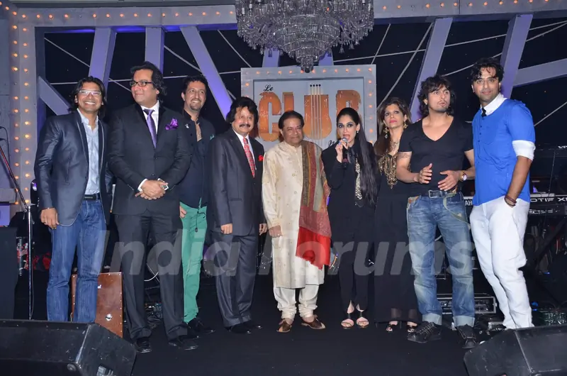 Sonu Niigam, Shaan, Pankaj Udhas, Salim & Sulaiman Merchant at Le Club Musique launch at Trident