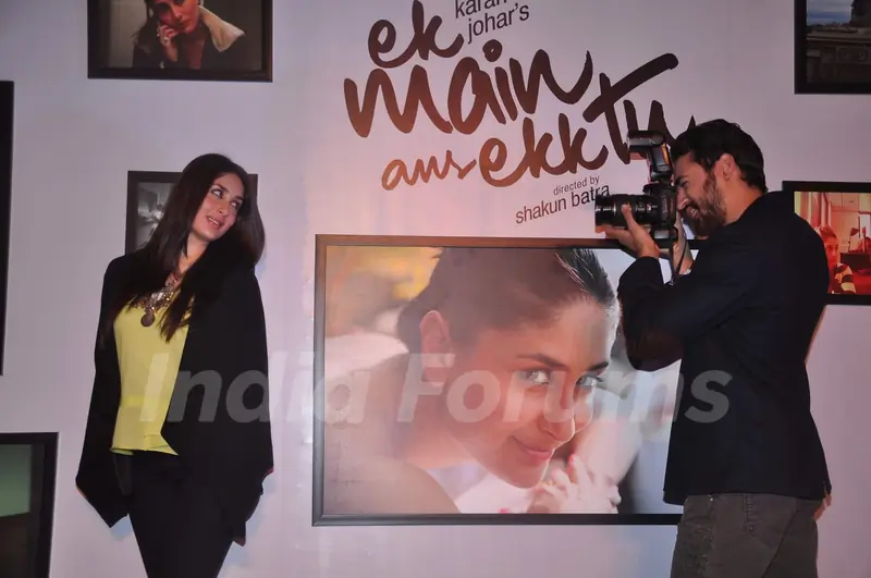 Imran Khan & Kareena Kapoor at Press meet of movie 'Ek Main Aur Ekk Tu'
