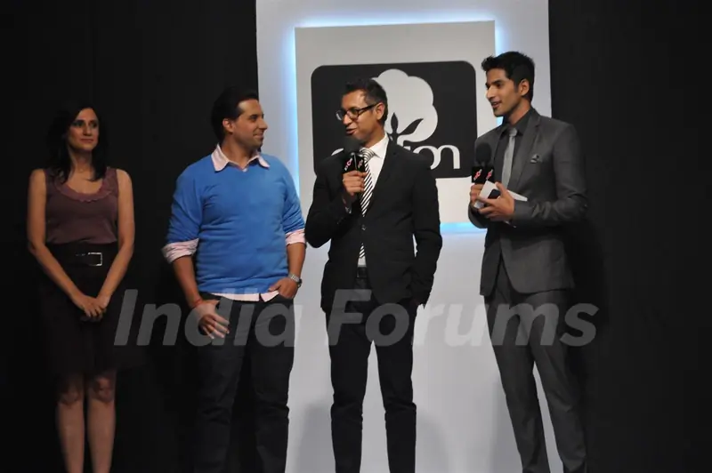 Malaika, Sameera & Prateik at Cotton Council of India's Lets Design 4 contest
