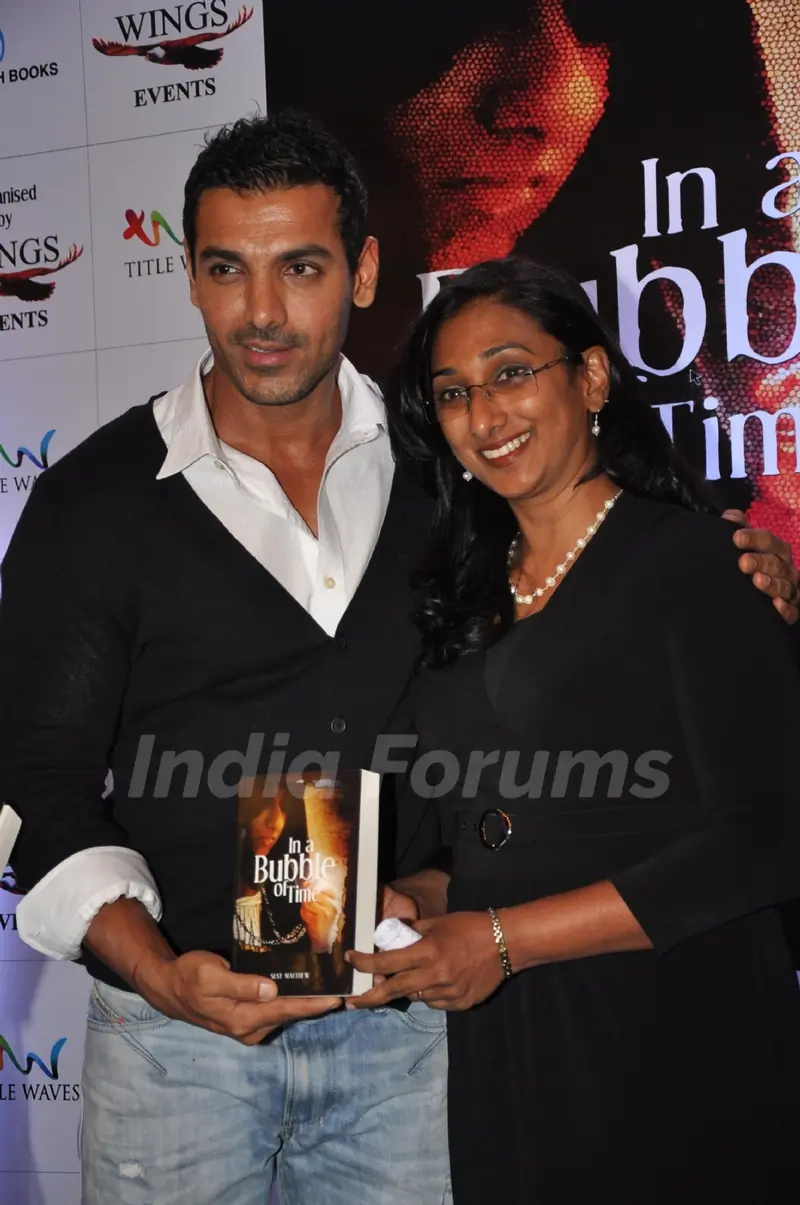 John Abraham launch Susy Matthew's book 'In a Bubble of Time' in Bandra, Mumbai