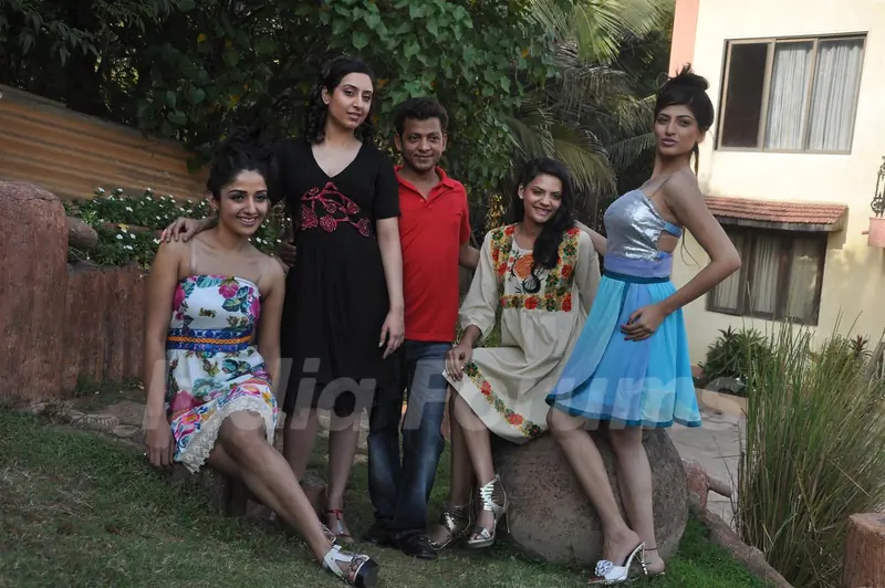 Sakshi Pradhan in an exclusive photo shoot in the new collection range of designer Umair Zafar at Madh Island