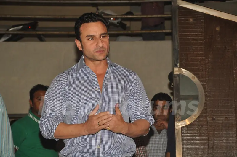 Saif Ali Khan holds a press conference on the issue of his arrest.