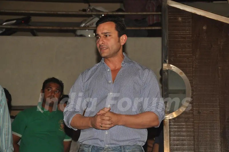 Saif Ali Khan holds a press conference on the issue of his arrest & subsequent bail in the Iqbal Sharma assault case at his house in Bandra, Mumbai