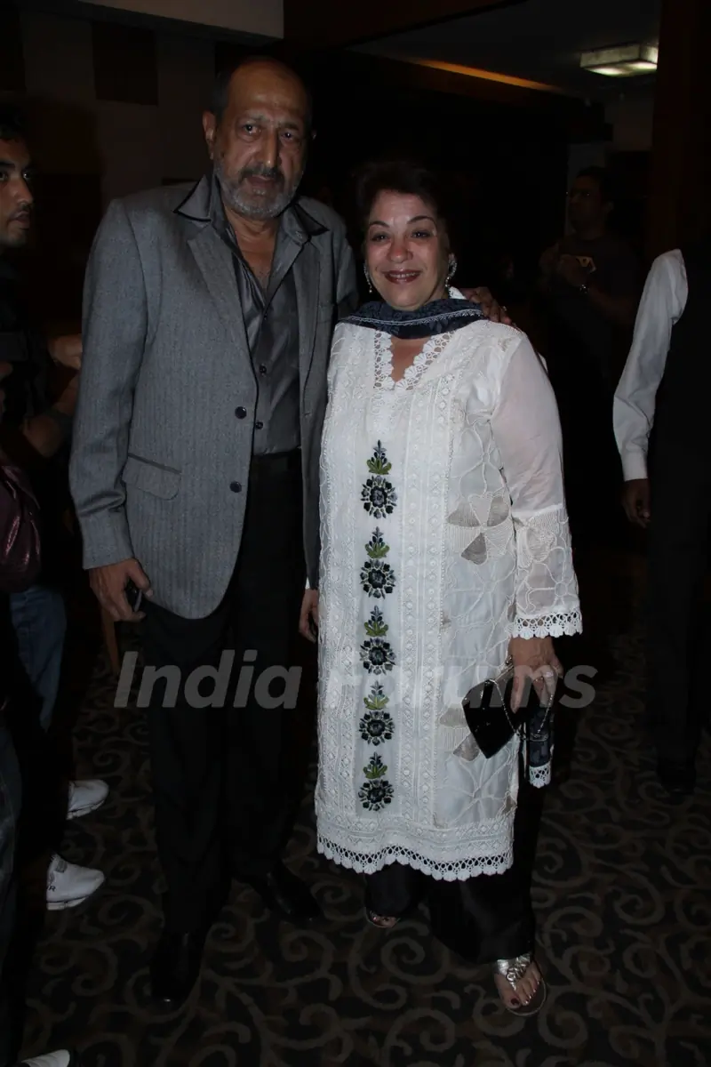 Tinu Anand with Wife at success party of Tere Naal Love Ho Gaya