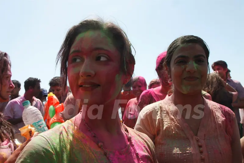 Rashmi Desai at Zoom Holi bash