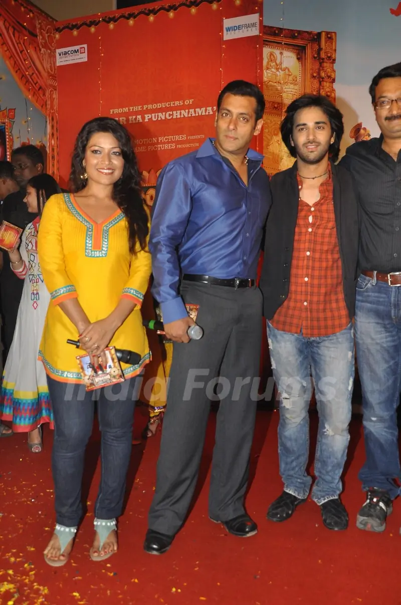 Salman Khan at Music Release of Movie Bittoo Boss in Mumbai