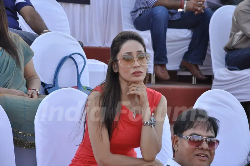 Neha Dhupia and Sofia Hayat at the 3rd Asia Cup Polo Match between India vs England in Mumbai