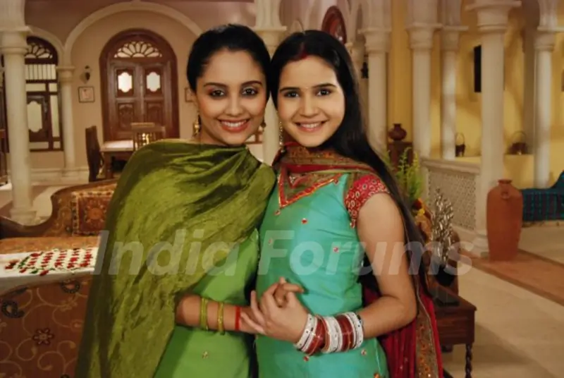 Aditi Tailang and Shivshakti Sachdev on sets of Sabki Laadli Bebo