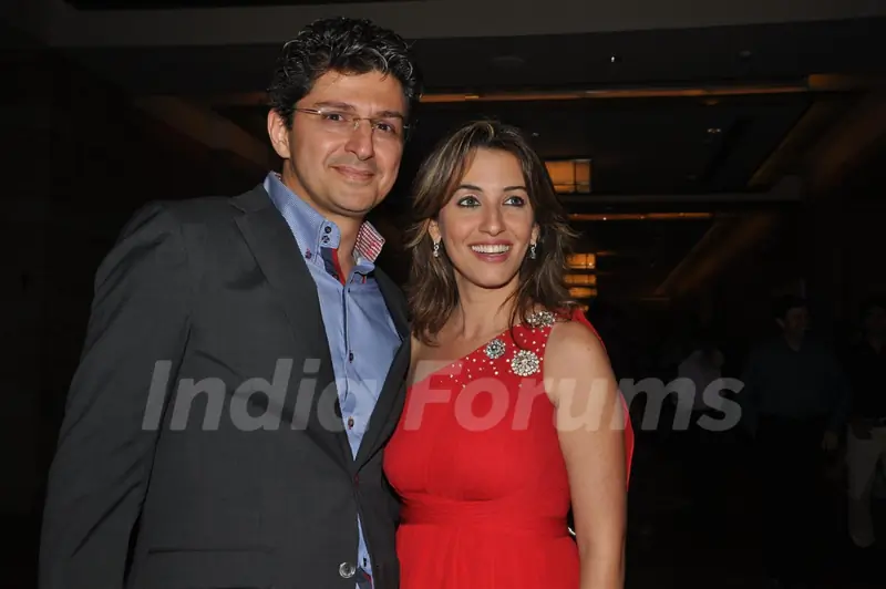 Perizaad Zorabian with husband Boman Irani at CNN IBN Heroes Awards