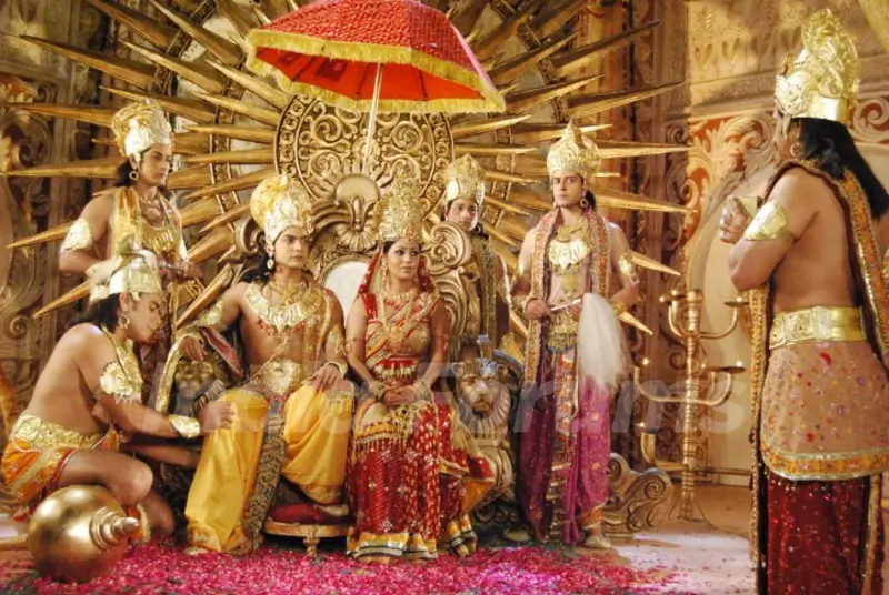 Gurmeet and Debina in Ramayan
