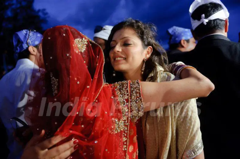 Drashti at her friend`s wedding