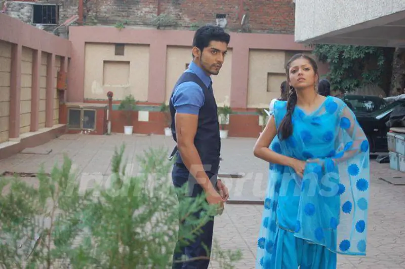 Geet And Maan Outside the Office