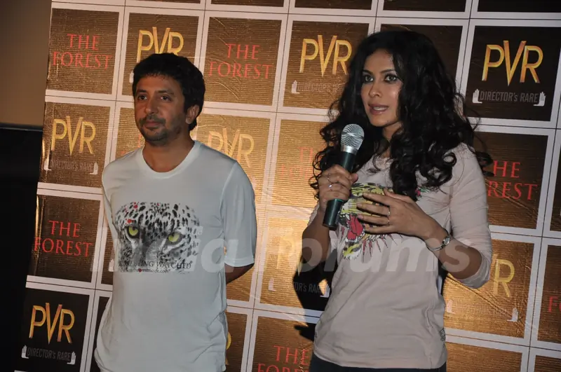 Ashvin Kumar and Nandana Sen at 'The Forest' Movie First Look launch