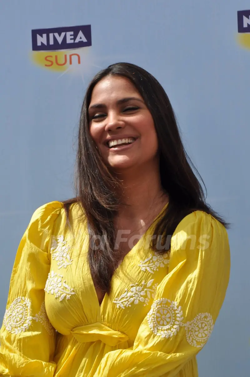 Lara Dutta at Launch of NIVEA Sun in India