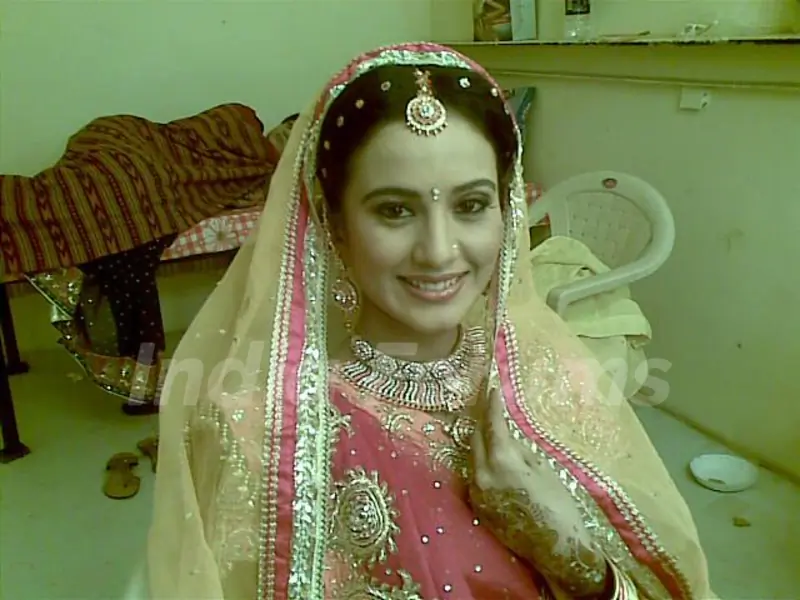 Heena Parmar on sets of Haar Jeet