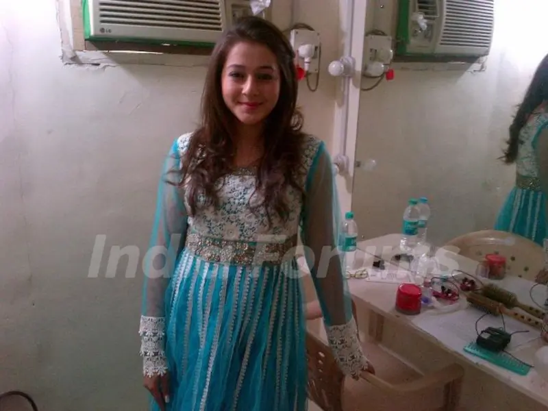 Priyal Gor on the set of Dekha Ek Khwab