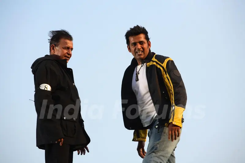 Mithun and Ravi looking relaxed