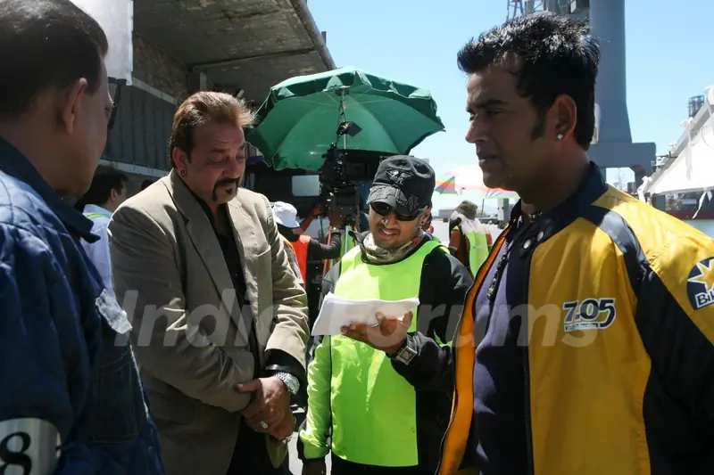 Sanjay and Ravi listening to script writer