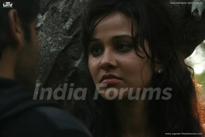 Nisha Kothari looking sad