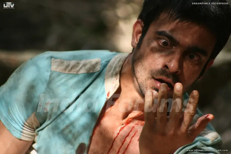 Gautam Rode looking shocked