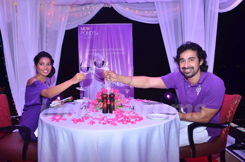 Bollywood star Ranvijay at Ponds date contest finals at Powai. .