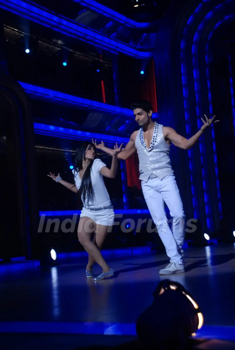 Contestants at the launch of 'Jhalak Dikhhla Jaa' Season 5 at Filmistan Studios. .
