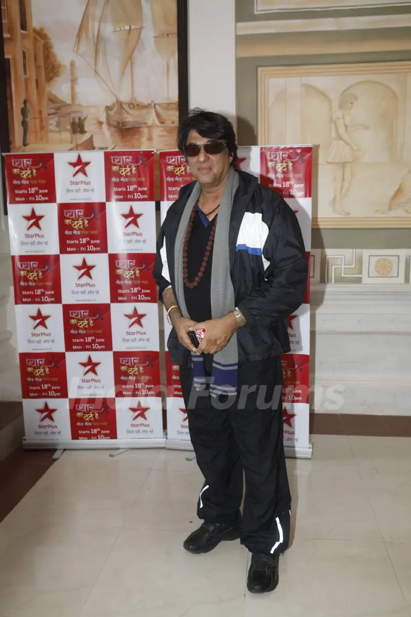 TV actor Mukesh Khanna at the launch of Sooraj Barjatya's new serial ' Pyar Ka Dard Hai Meetha Meetha Pyaara Pyaara' on Star Plus. .