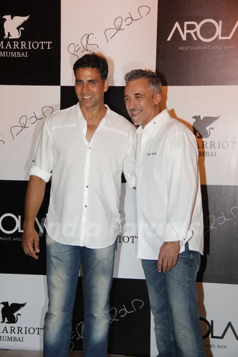 Akshay Kumar during the launch of Arola restaurant held at JW Marriott Juhu in Mumbai