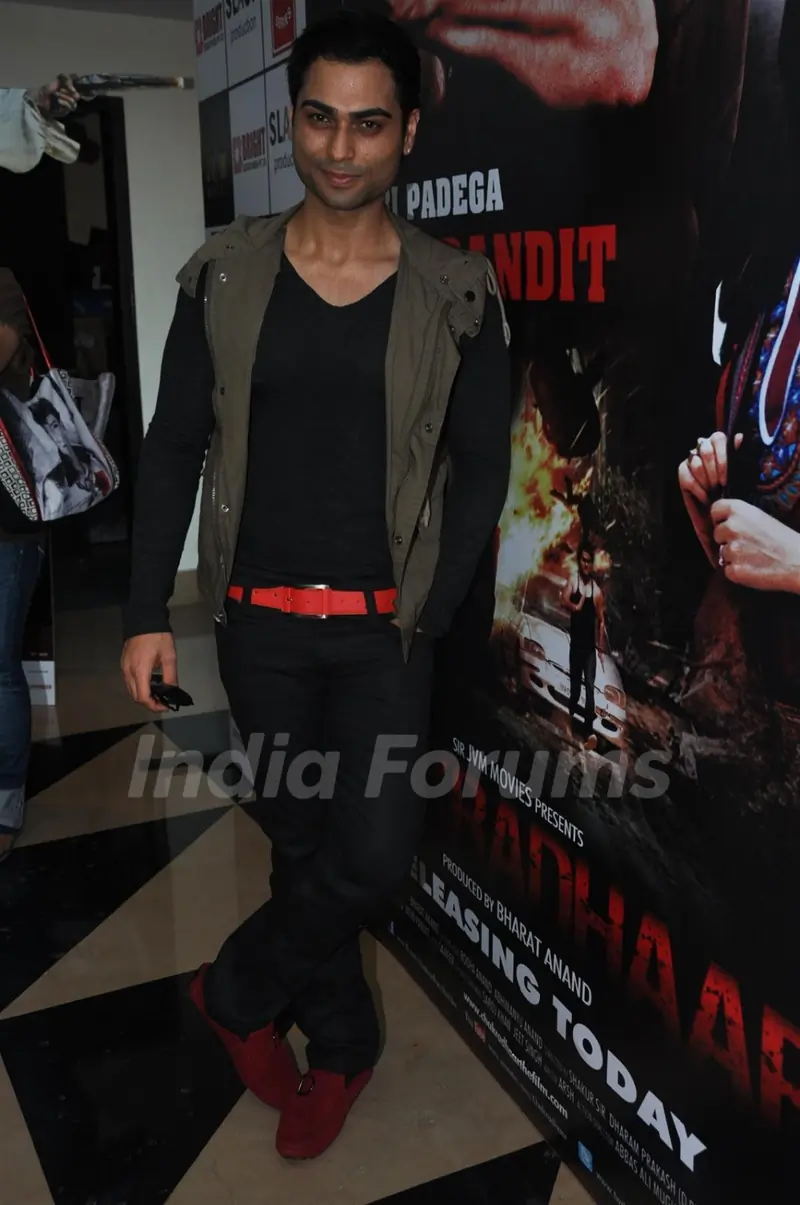 Abhishek Anand at Premiere of film Chakradhaar
