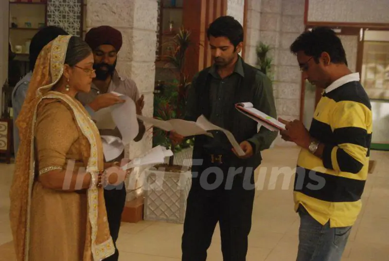 Barun Sobti and Jayshree T