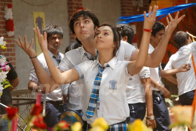 Sia & Raghav while rehersing during HHL shoots