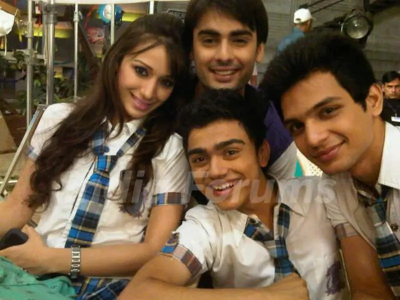 Yuraj Thakur with Heli, Rohan and Varun