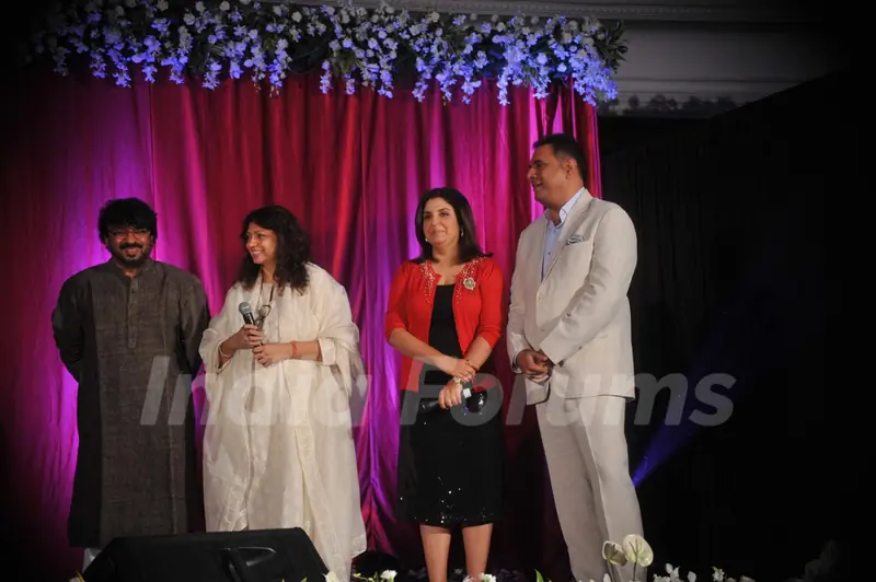 Sanjay, Bela Sehgal, Farah & Boman at poster, music launch of Shirin Farhad Ki Toh Nikal Padi
