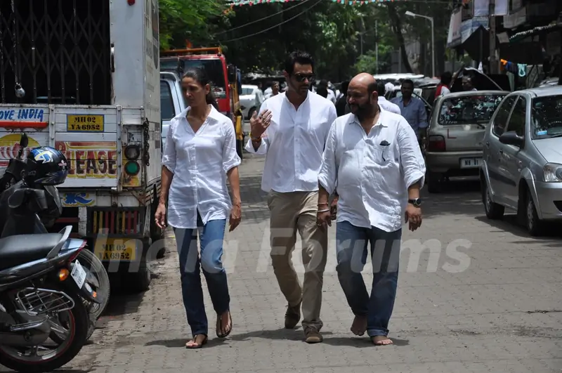 Cremation ceremony of the late Bollywood cinematographer Ashok Mehta