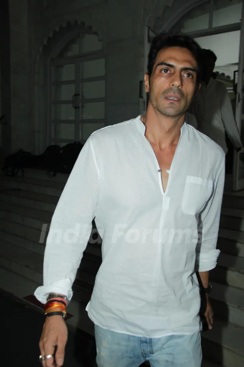 AArjun Rampal at Condolence Meeting of cinematographer Ashok Mehta