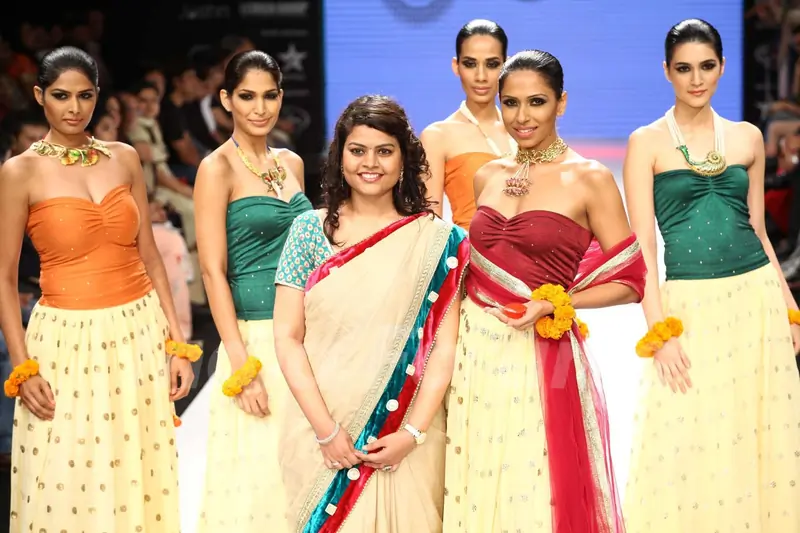 Designer Kirtee Shah the models at the GIA Show on Day 2 at 12 Mumbai. .