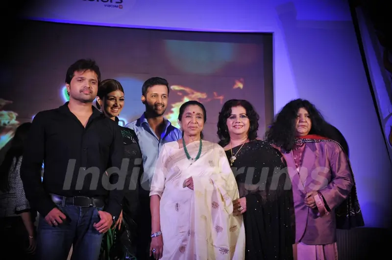 Abida Parveen, Runa Laila, Asha Bhosle, Atif Aslam at Launch of reality musical show of Sur- Kshetra