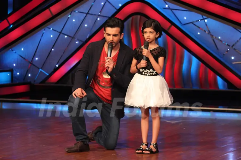 Jai Bhanushali on the sets of Dance India Dance