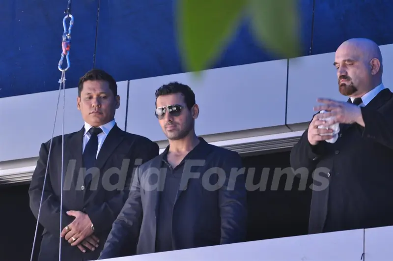 John Abraham at Race 2 Shooting Filmition