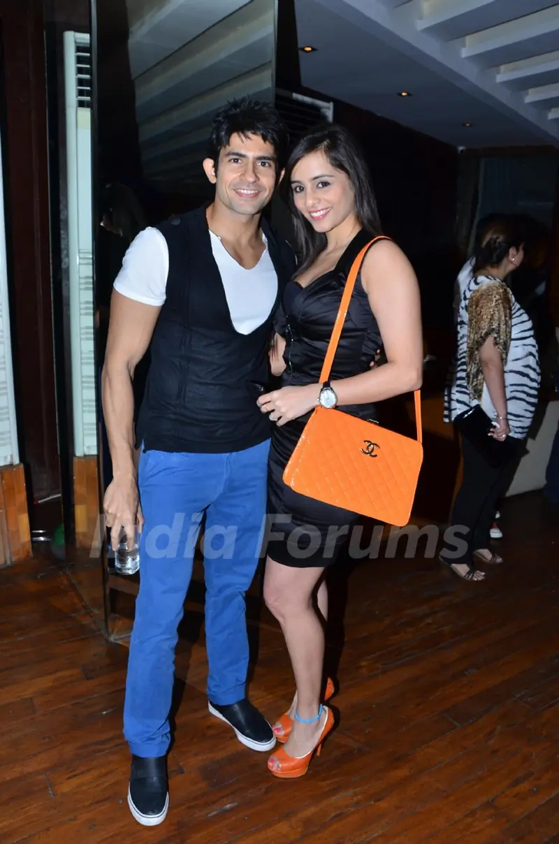 Hussain Kuwajerwala with wife Tina at Munisha Khatwani Birthday Bash