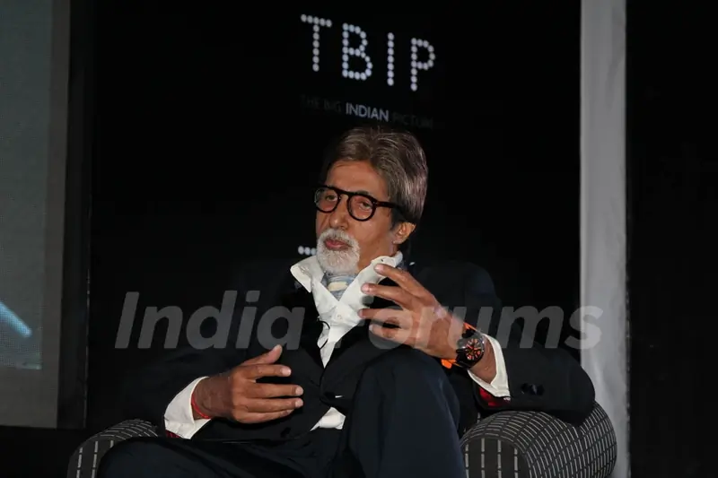 Amitabh Bachchan during  the launch of The Big Indian picture