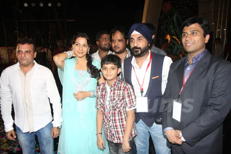 Juhi Chawla & Paresh promote film Main Krishna Hun at Falguni Pathak Dandiya