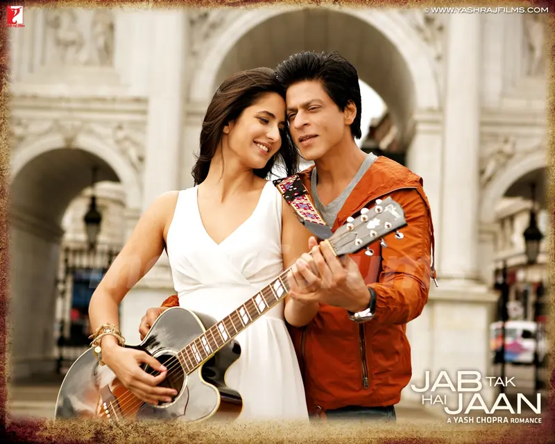 Shah Rukh Khan and Katrina Kaif in Jab Tak Hai Jaan