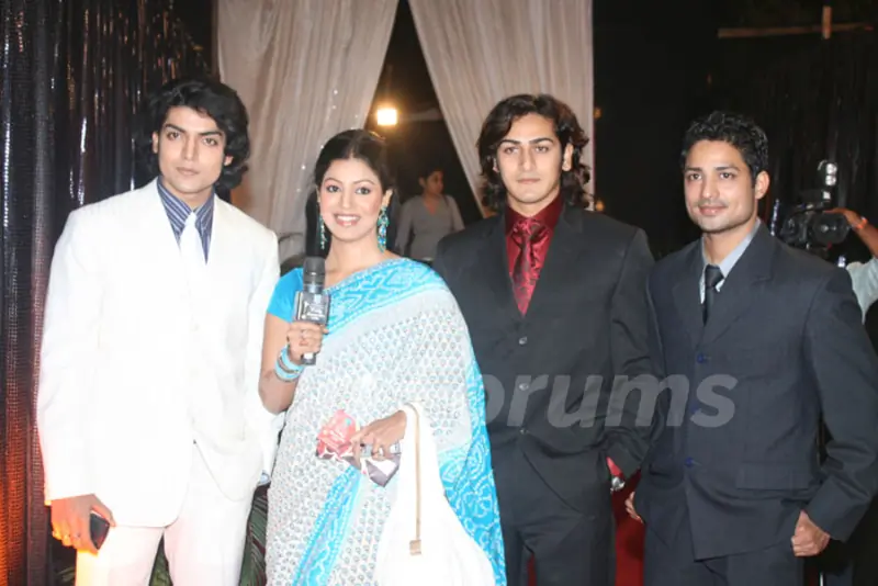 Gurmeet and Debina with Lalit Negi and Ankit Arora