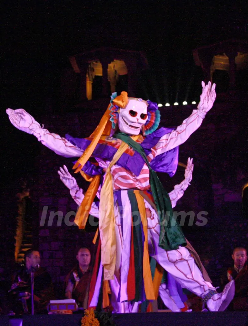 Performance by Buddhist Mahakala Sacred Chants Palpung Sherbling Monastery